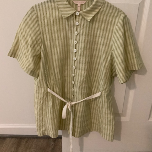 Rebecca Taylor Tie-Front Top - Picture 6 of 7